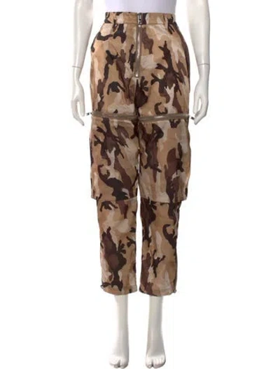 Pre-owned Prada 2019 Straight Leg Pants In Neutral