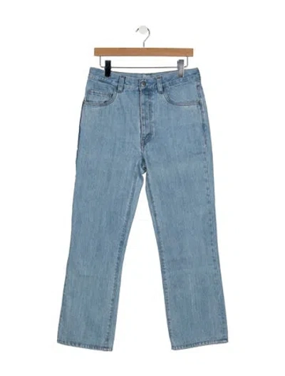 Pre-owned Prada 2019 Straight-leg Jeans In Blue