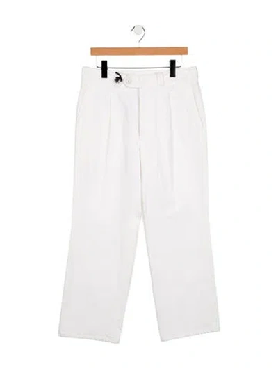 Pre-owned Prada 2019 Straight-leg Jeans W/ Tags In Neutral