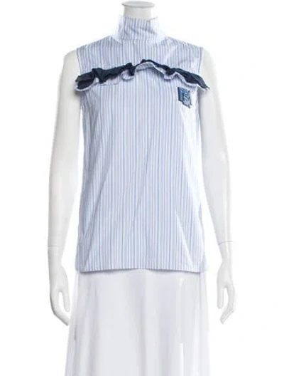 Pre-owned Prada 2019 Striped Top In Multi