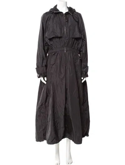 Pre-owned Prada 2019 Trench Coat In Black