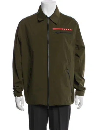 Pre-owned Prada 2019 Utility Jacket In Green