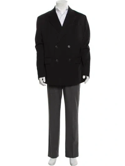 Pre-owned Prada 2019 Virgin Wool Blazer In Black