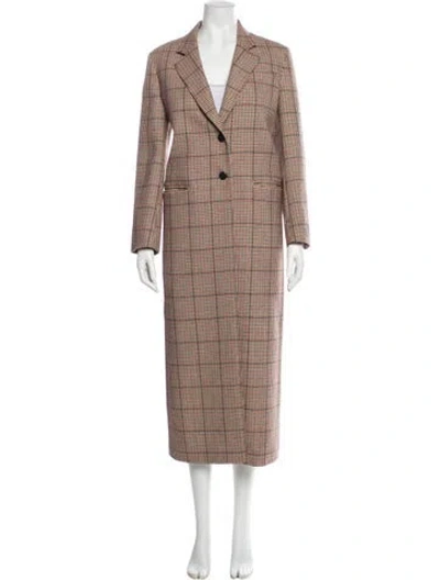 Pre-owned Prada 2019 Virgin Wool Coat In Neutral
