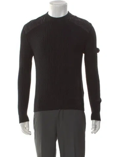Pre-owned Prada 2019 Virgin Wool Pullover In Black