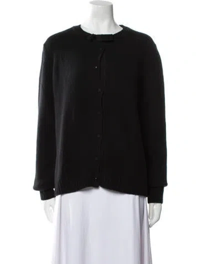 Pre-owned Prada 2019 Virgin Wool Sweater In Black