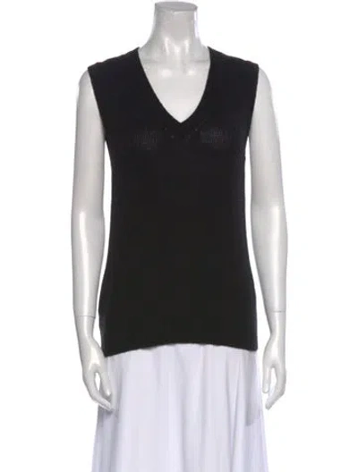 Pre-owned Prada 2019 Virgin Wool Sweater In Black