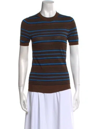 Pre-owned Prada 2019 Virgin Wool Sweater In Brown