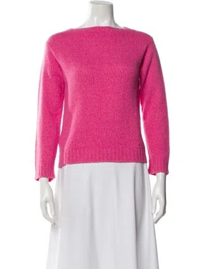 Pre-owned Prada 2019 Virgin Wool Sweater In Pink