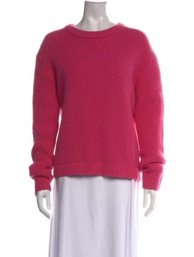 Pre-owned Prada 2019 Virgin Wool Sweater In Pink