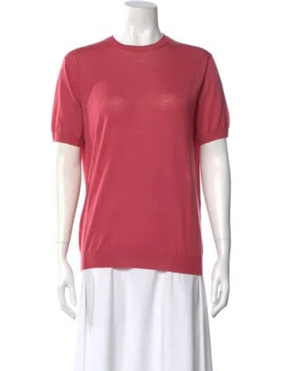 Pre-owned Prada 2019 Virgin Wool Sweater In Red