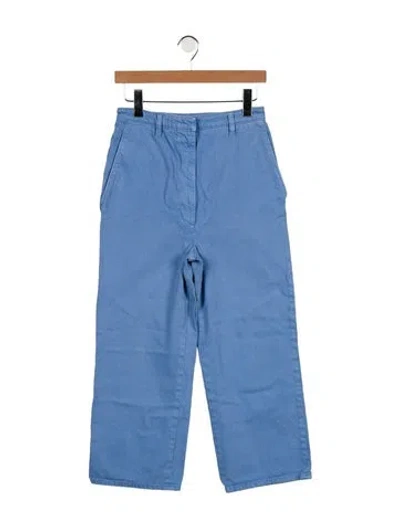 Pre-owned Prada 2019 Wide Leg Jeans In Blue