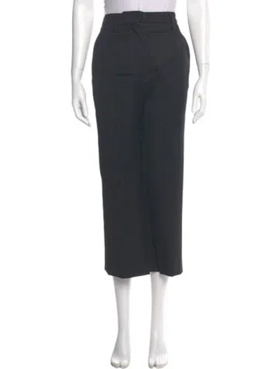 Pre-owned Prada 2019 Wide Leg Pants In Black