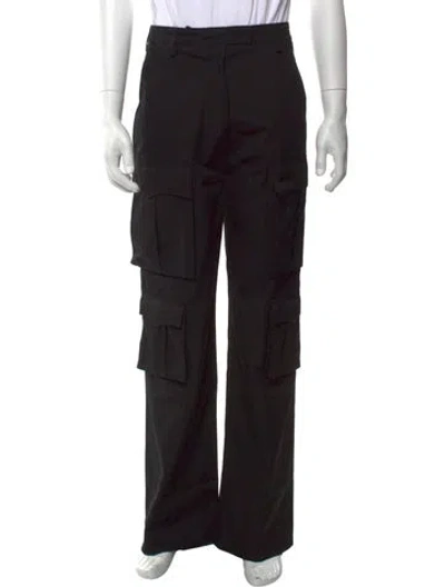 Pre-owned Prada 2019 Wide Leg Pants In Black