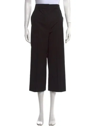 Pre-owned Prada 2019 Wide Leg Pants In Black