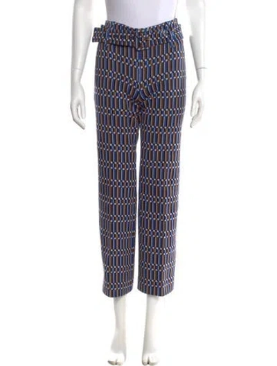 Pre-owned Prada 2019 Wide Leg Pants In Blue