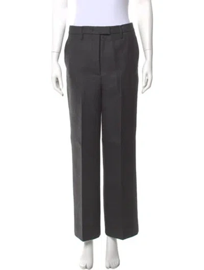 Pre-owned Prada 2019 Wide Leg Pants In Gray
