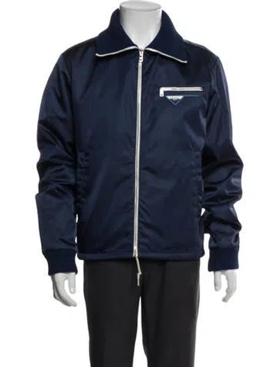 Pre-owned Prada 2019 Windbreaker In Blue