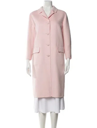 Pre-owned Prada 2019 Wool Coat In Pink