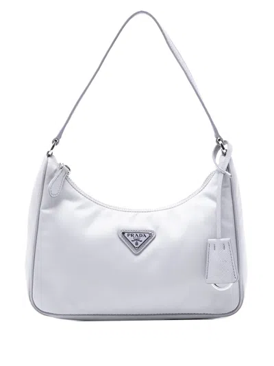 Pre-owned Prada 2019-2026 Re Nylon Re Edition 2005 Shoulder Bag In Purple