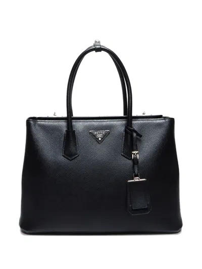 Pre-owned Prada 2020-2024 Triangle-logo Tote Bag