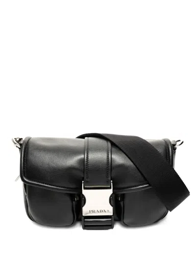 Pre-owned Prada 2020-2025 Pocket Shoulder Bag In Black