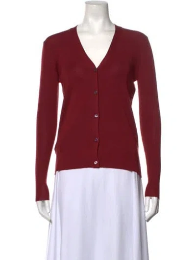 Pre-owned Prada 2020 Cashmere Sweater In Burgundy