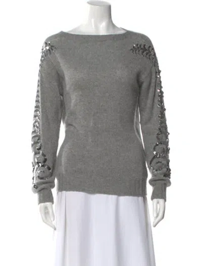 Pre-owned Prada 2020 Cashmere Sweater In Gray