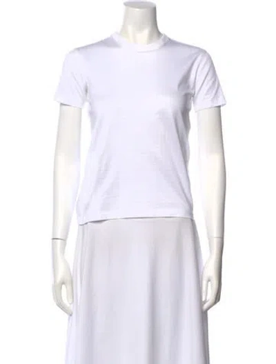 Pre-owned Prada 2020 Crew Neck T-shirt In White