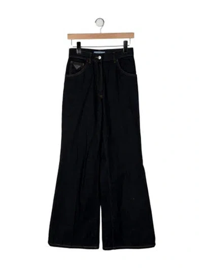 Pre-owned Prada 2020 Flared Jeans In Blue