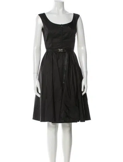 Pre-owned Prada 2020 Knee-length Dress In Black
