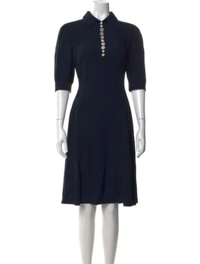 Pre-owned Prada 2020 Knee-length Dress In Blue