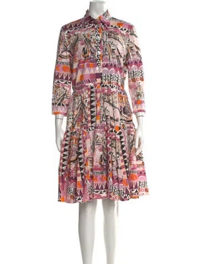 Pre-owned Prada 2020 Knee-length Dress In Pink