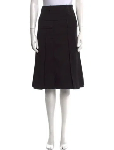 Pre-owned Prada 2020 Knee-length Skirt In Black
