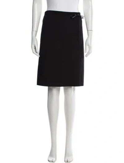 Pre-owned Prada 2020 Knee-length Skirt In Black