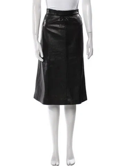 Pre-owned Prada 2020 Knee-length Skirt W/ Tags In Black