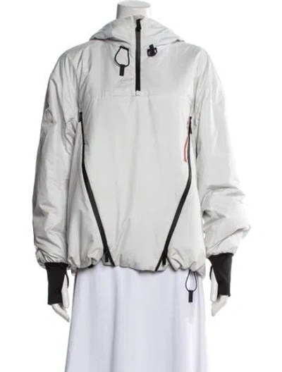 Pre-owned Prada 2020 Linea Rossa Jacket In White