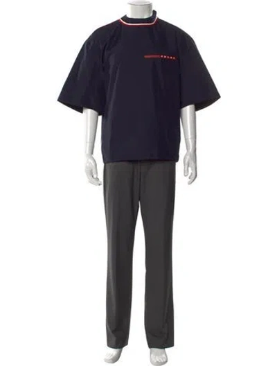 Pre-owned Prada 2020 Linea Rossa T-shirt W/ Tags In Black