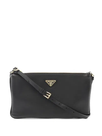 Pre-owned Prada 2020 Logo-plaque Leather Bag