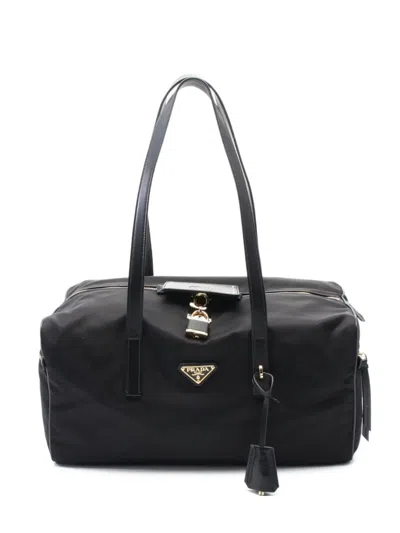 Pre-owned Prada 2020 Logo-plaque Luggage Bag