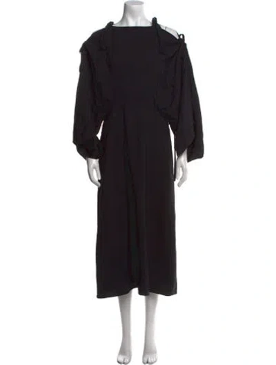 Pre-owned Prada 2020 Long Dress In Black