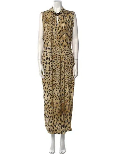 Pre-owned Prada 2020 Long Dress In Neutral