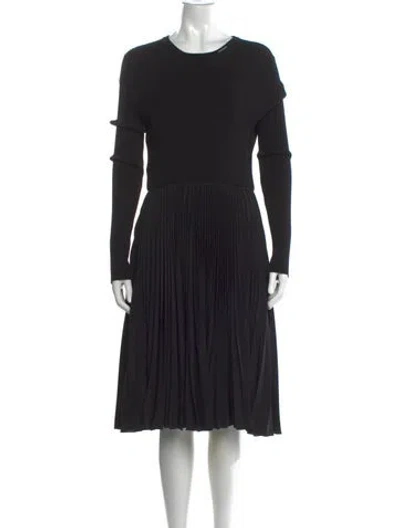 Pre-owned Prada 2020 Midi Length Dress In Black