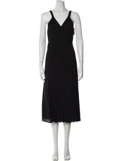 Pre-owned Prada 2020 Midi Length Dress W/ Tags In Black