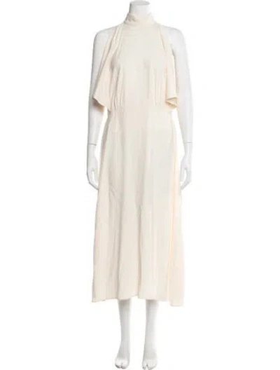 Pre-owned Prada 2020 Midi Length Dress W/ Tags In Neutral
