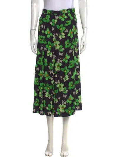 Pre-owned Prada 2020 Midi Length Skirt In Black
