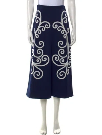 Pre-owned Prada 2020 Midi Length Skirt In Blue
