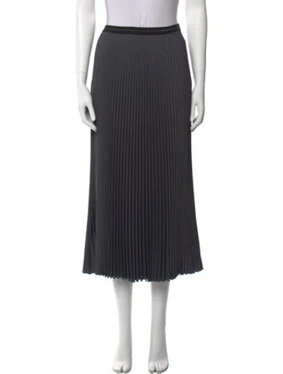 Pre-owned Prada 2020 Midi Length Skirt In Gray
