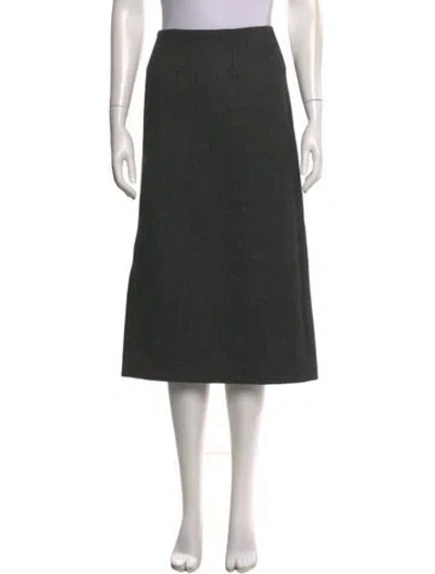 Pre-owned Prada 2020 Midi Length Skirt In Gray