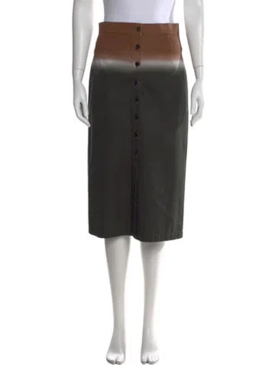 Pre-owned Prada 2020 Midi Length Skirt In Multi
